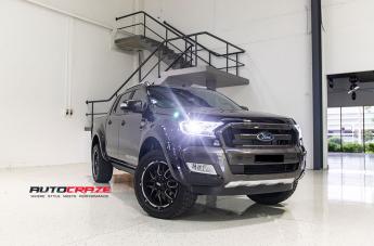 FORD RANGER GD02 MATTE BLACK MILLED ACCENTS